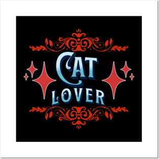 Cat Lover design for many different applications Posters and Art